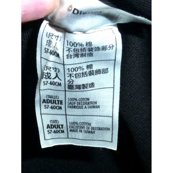 Disney Parks Minnie Mouse Black Hat With Polka Dot Ears & Red Bow - Adult Size 5 - Picture 7 of 8